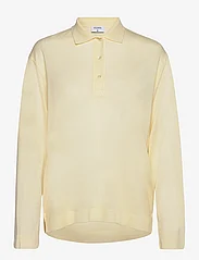 Filippa K - Collar Top - polo marškinėliai - vanilla - 0