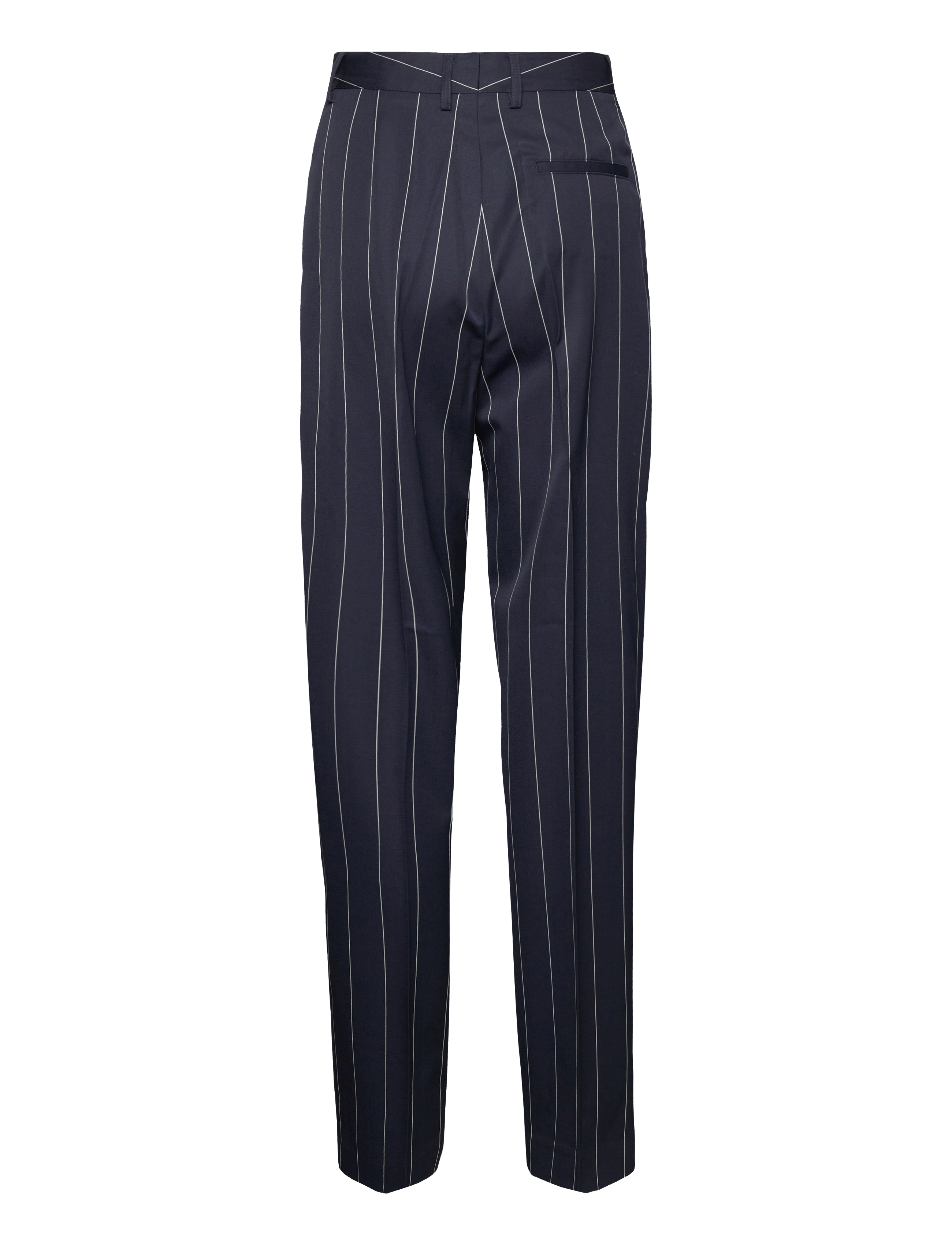 Filippa K - Julie Pinstripe Trousers - sirge säärega püksid - navy/white - 1