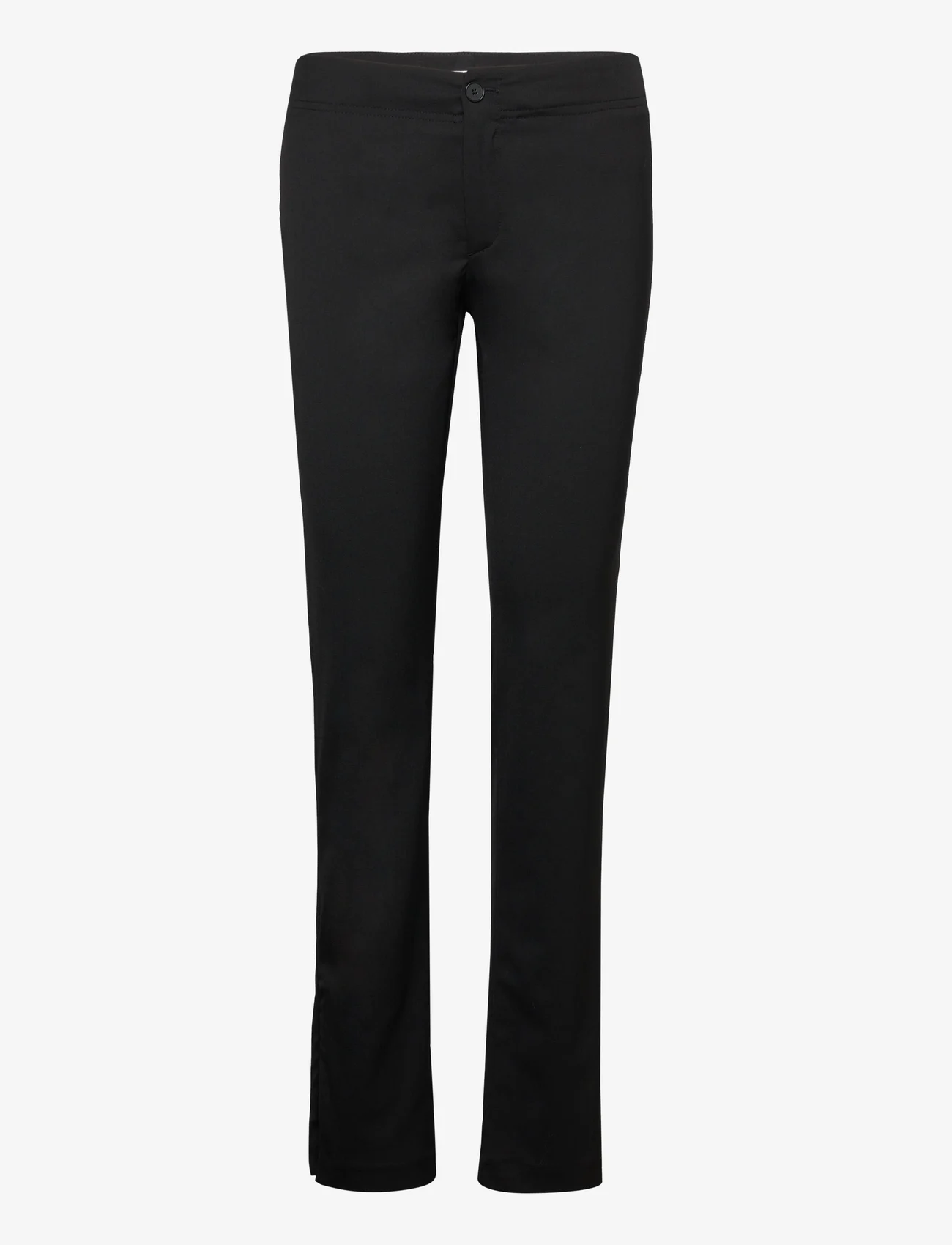 Filippa K - Slim Zip Trousers - slim fit bukser - black - 0