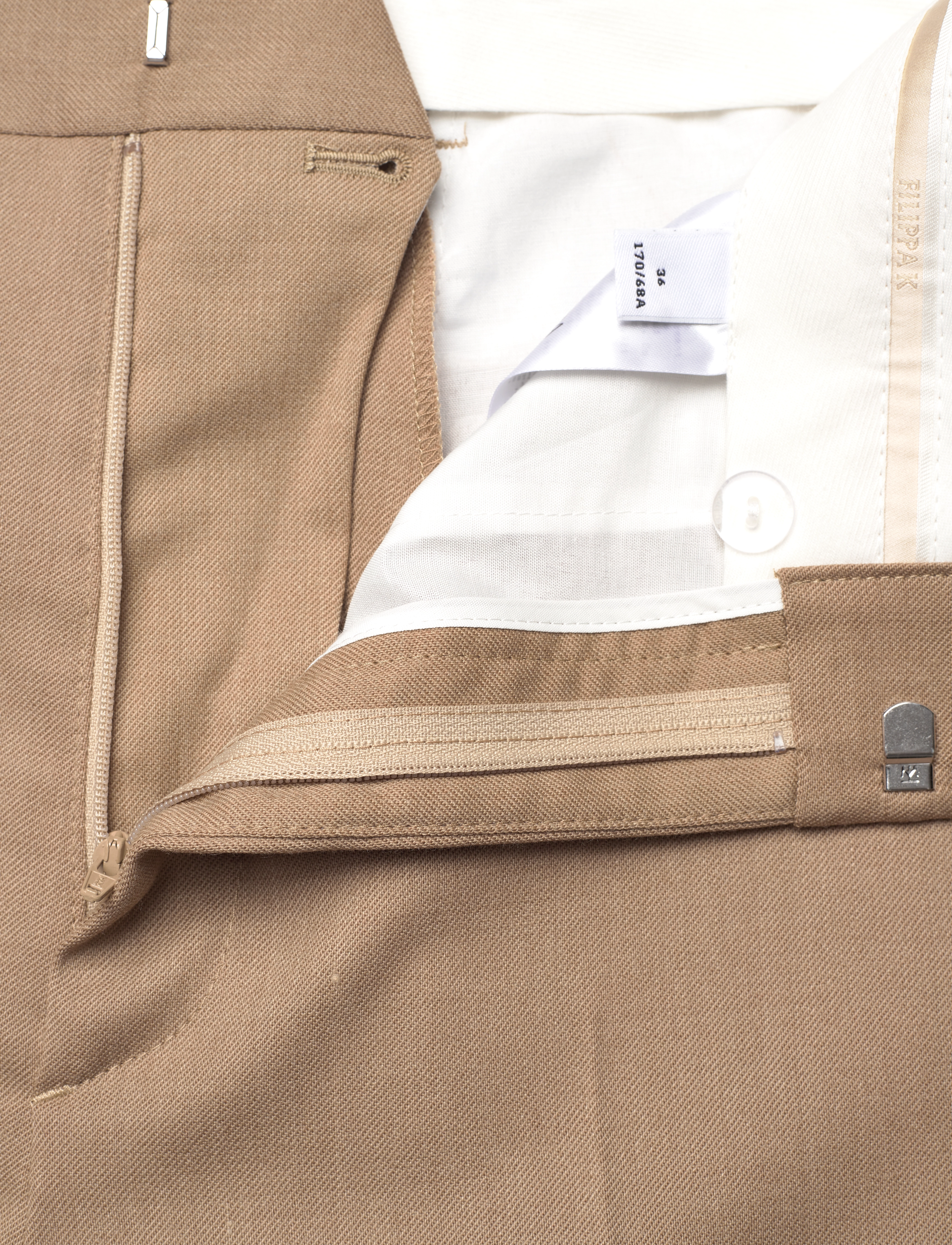 Filippa K - Cara Flannel Trousers - sand beige - 3