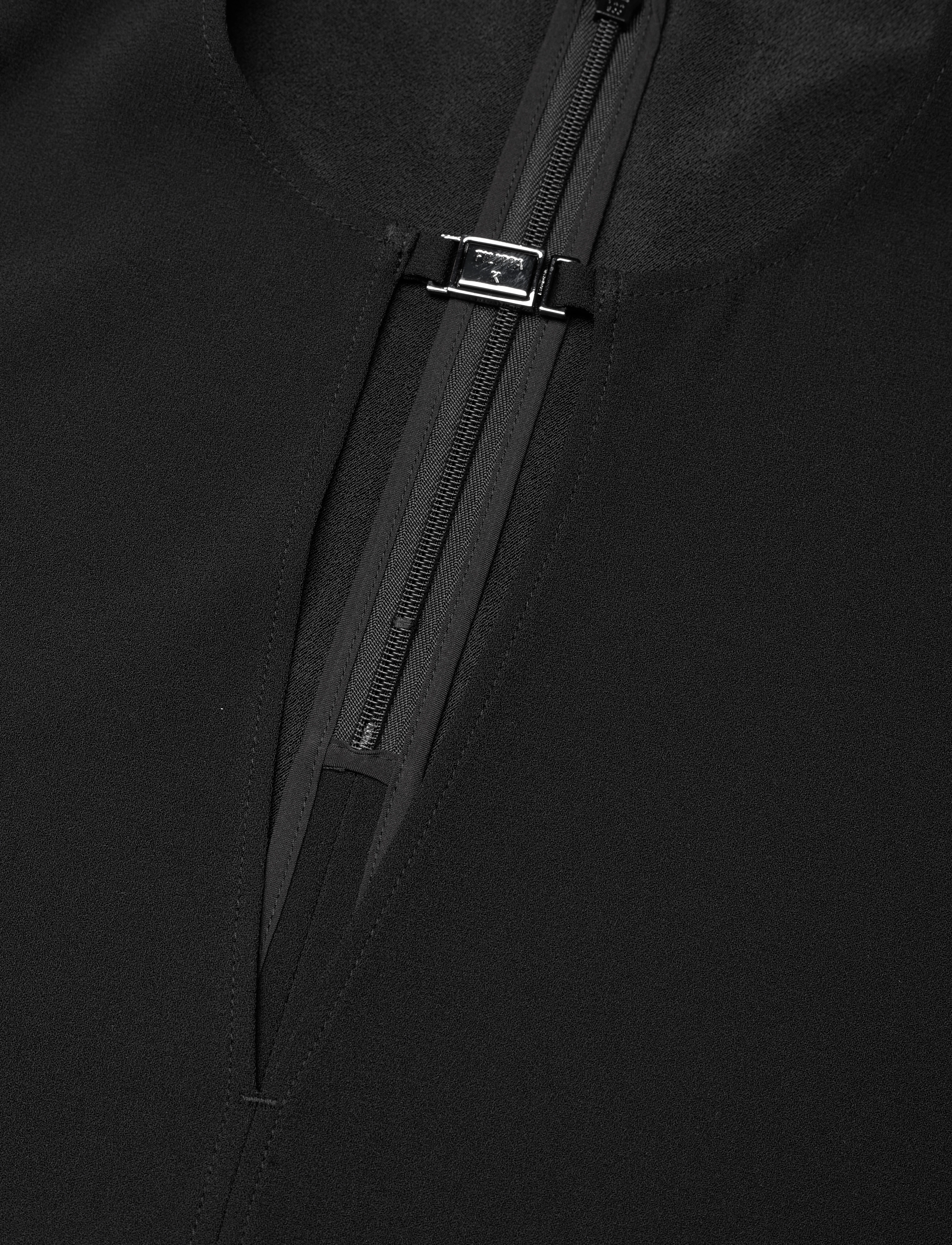 Filippa K - Triacetate Long sleeve Dress - black - 2