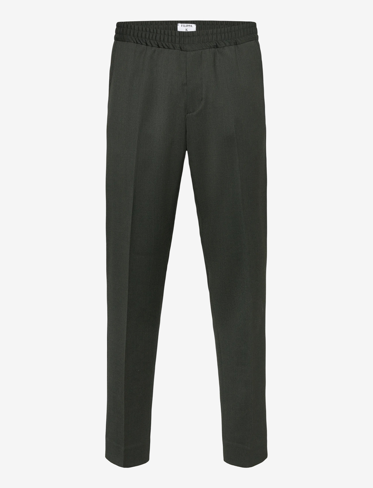 Filippa K - Theo Trousers - casual byxor - green melange - 0