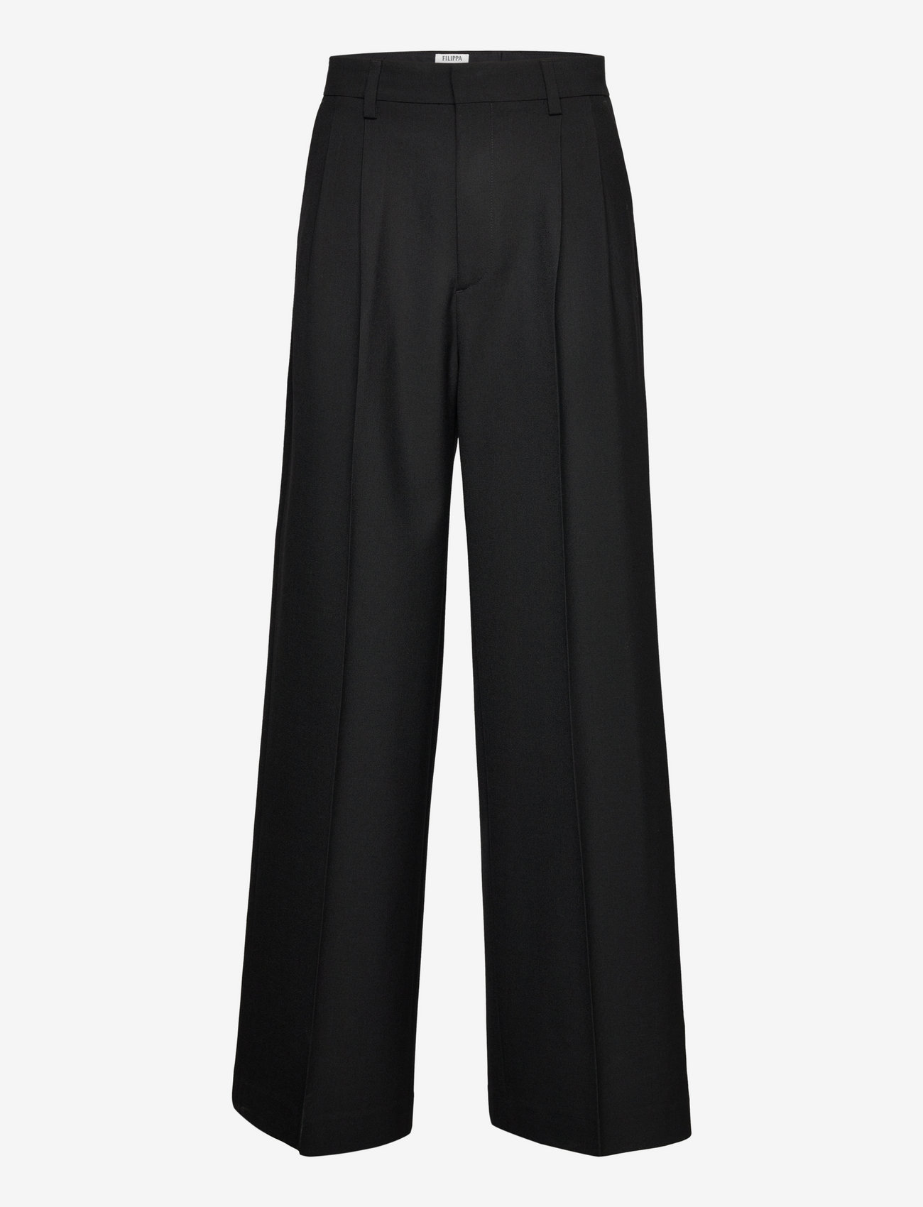 Filippa K - Darcey Wool Trousers - dressbukser - black - 0