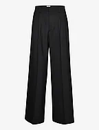 Darcey Wool Trousers - BLACK