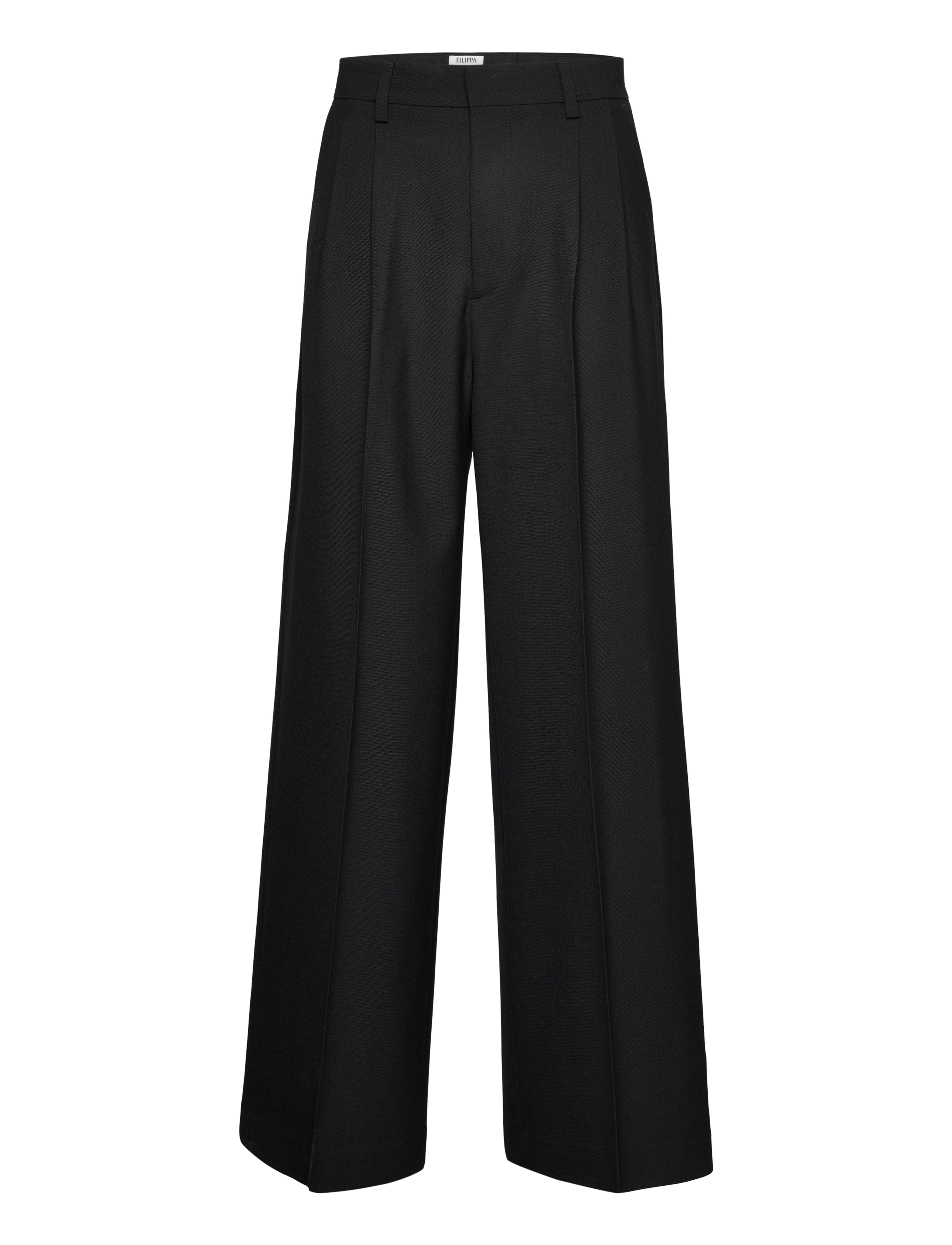 Filippa K Darcey Wool Trousers - Tøj - BLACK / black