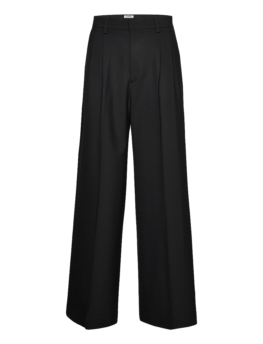 Filippa K - Darcey Wool Trousers - pantalons - black - 0