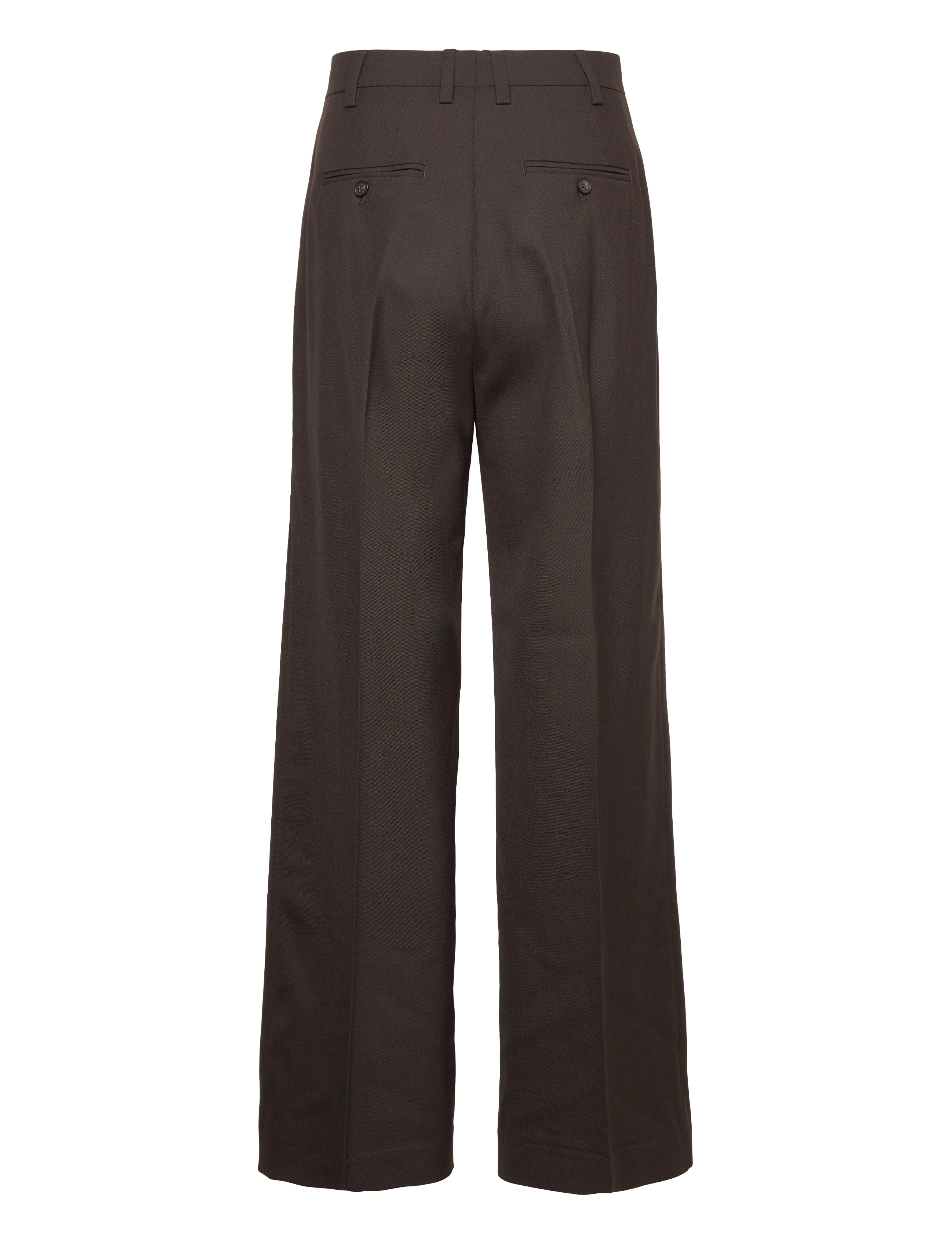 Filippa K - Darcey Wool Trousers - pidulikud püksid - dark chocolate - 1