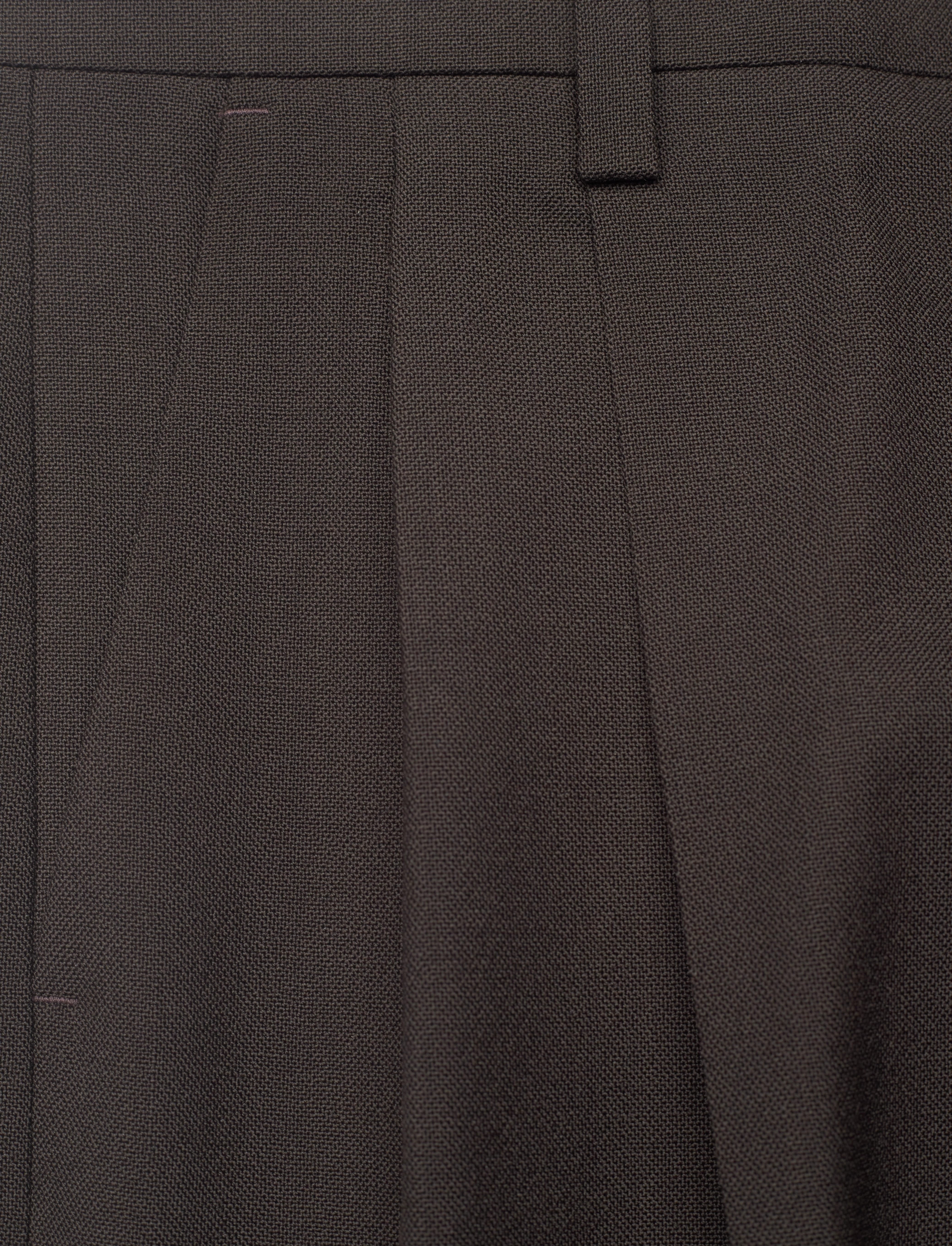 Filippa K - Darcey Wool Trousers - pidulikud püksid - dark chocolate - 2