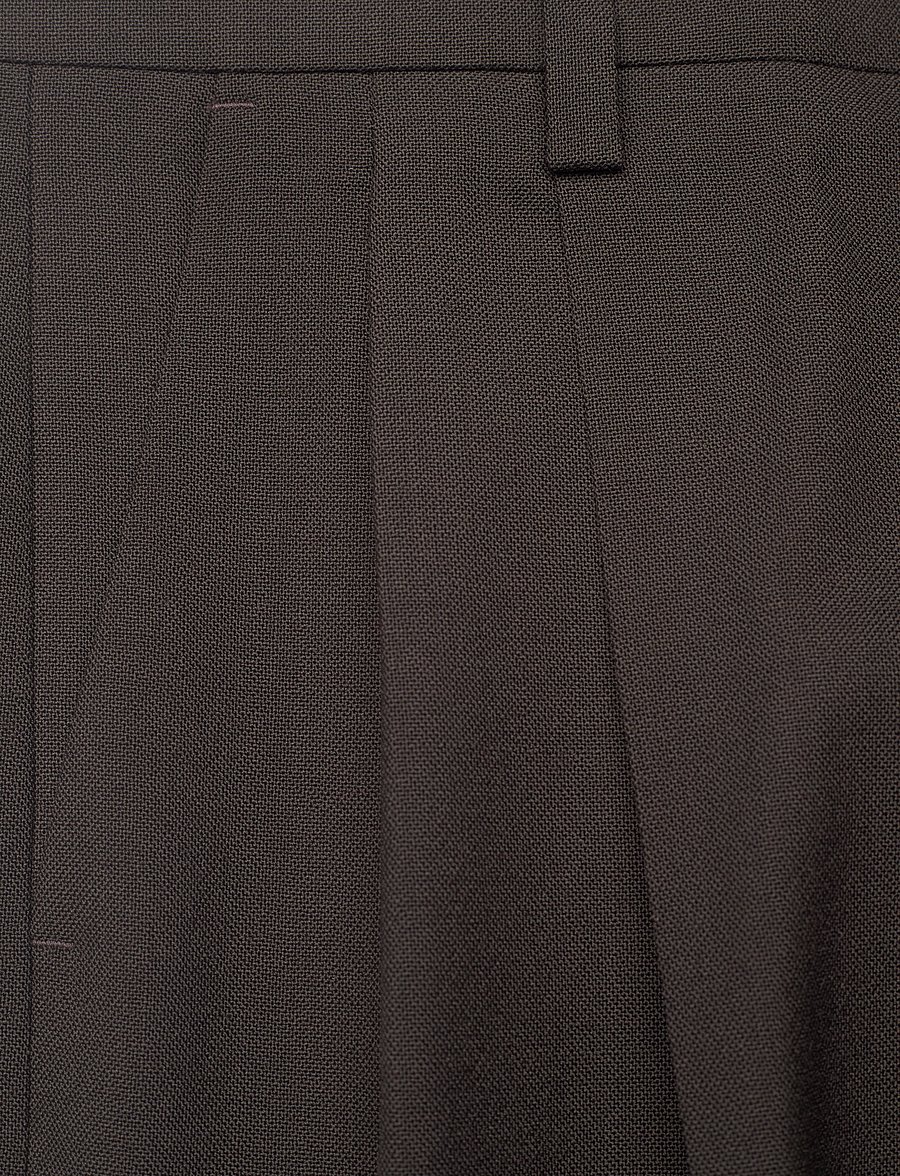Filippa K - Darcey Wool Trousers - pidulikud püksid - dark chocolate - 2