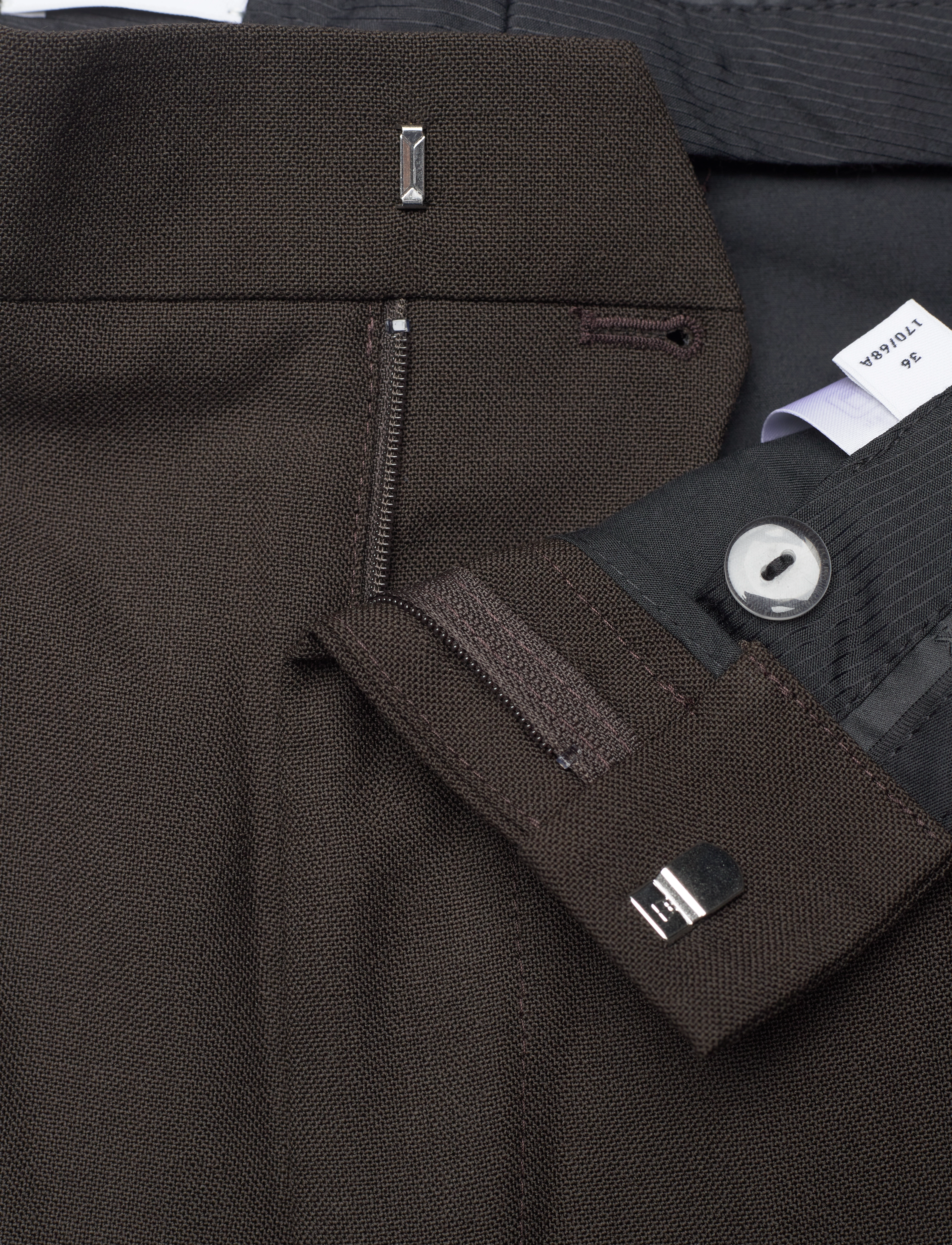 Filippa K - Darcey Wool Trousers - pidulikud püksid - dark chocolate - 3