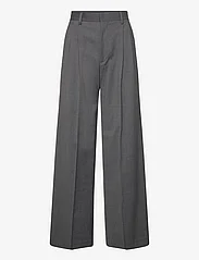 Filippa K - Darcey Wool Trousers - kostymbyxor - dark grey - 0