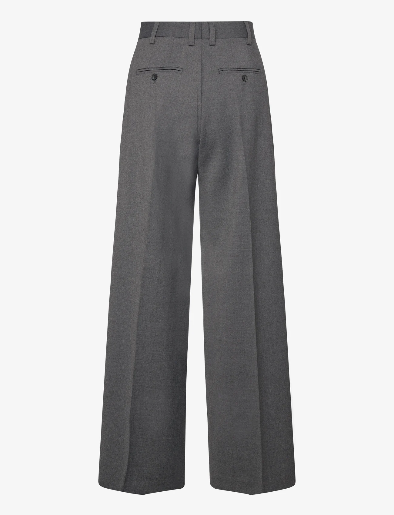 Filippa K - Darcey Wool Trousers - puvunhousut - dark grey - 1
