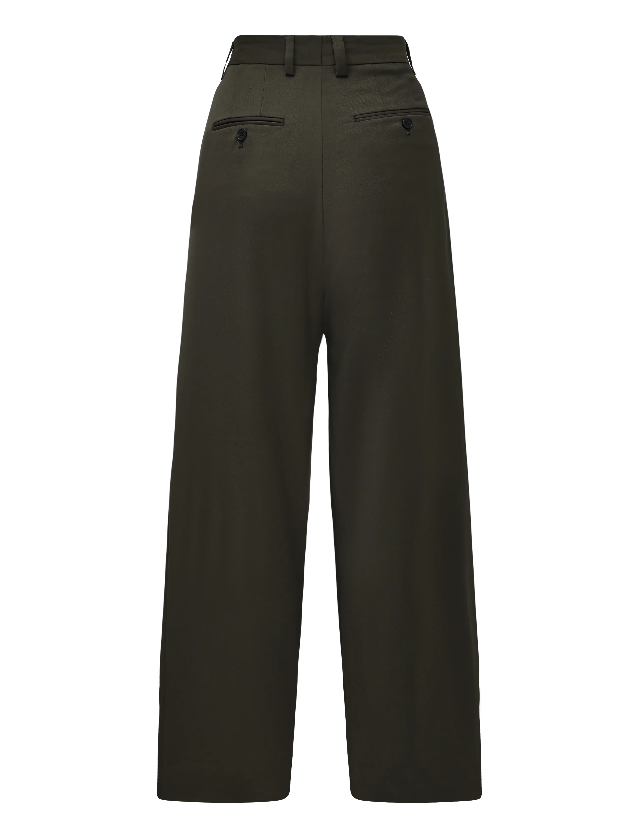 Filippa K - Darcey Wool Trousers - habitbukser - dark moss green - 1