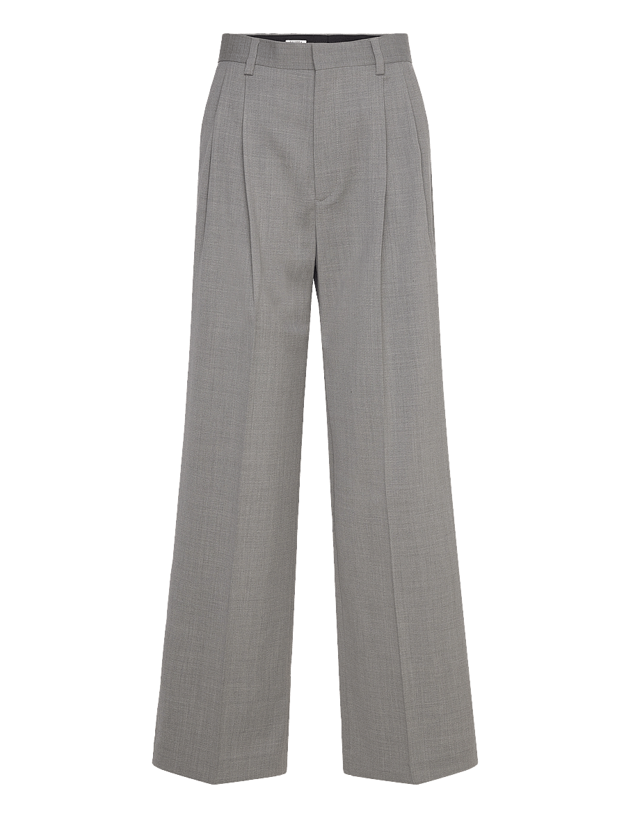 Filippa K - Darcey Wool Trousers - anzugshosen - grey melan - 0