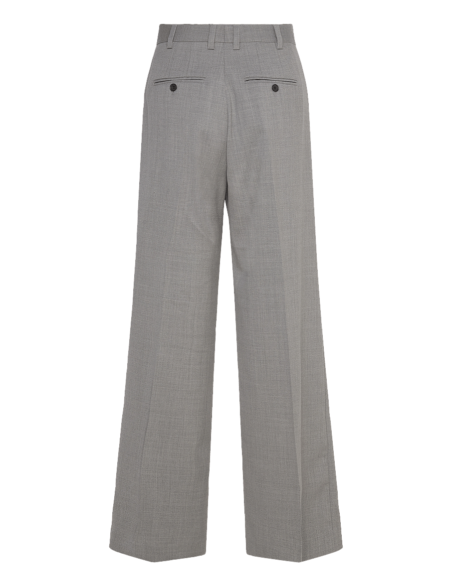 Filippa K - Darcey Wool Trousers - anzugshosen - grey melan - 1