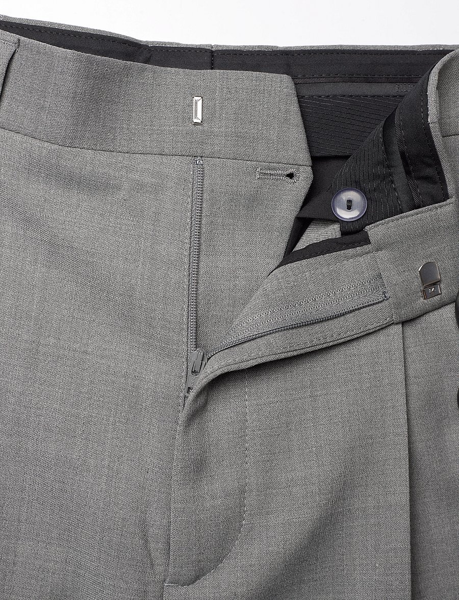 Filippa K - Darcey Wool Trousers - anzugshosen - grey melan - 2