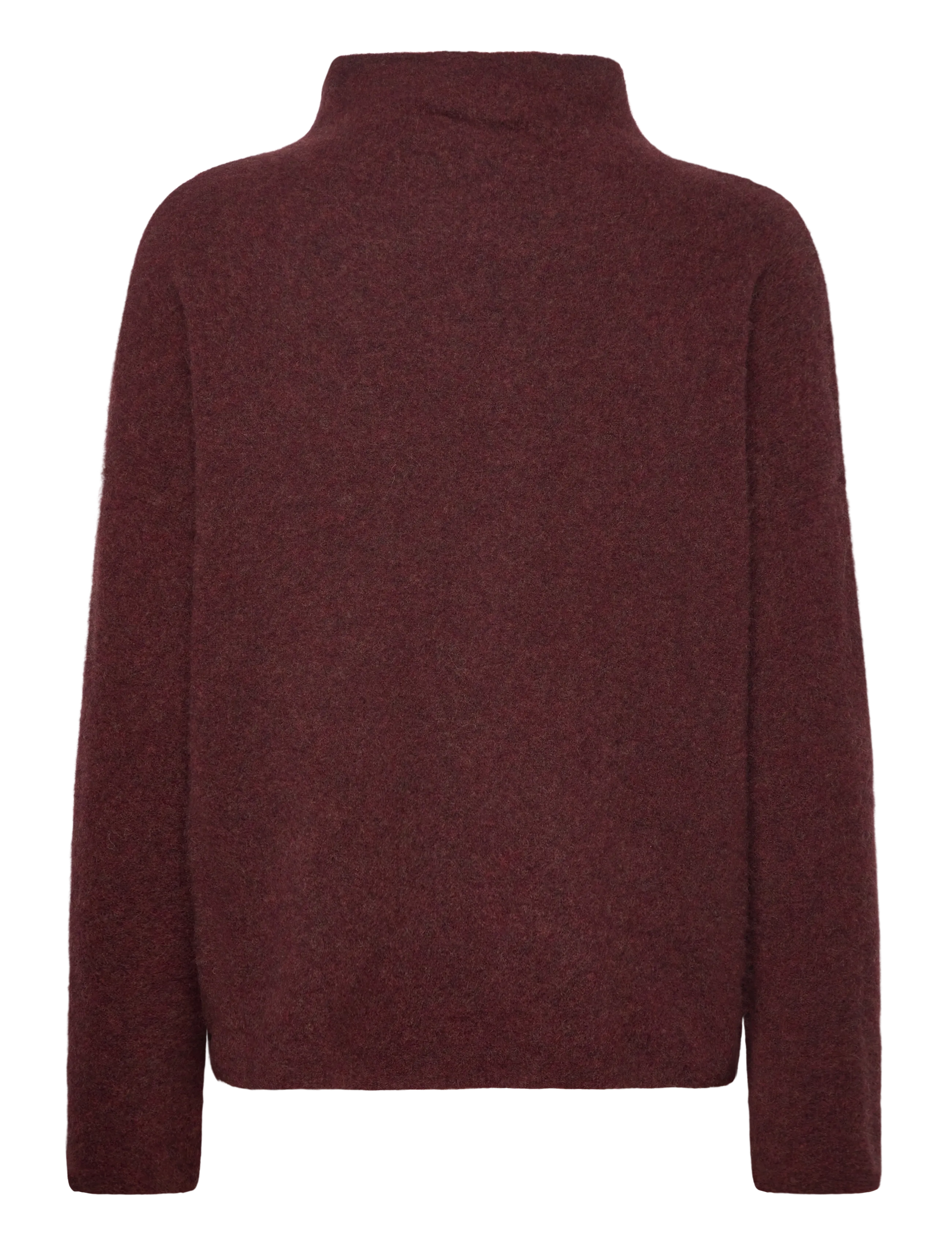 Filippa K - Mika Yak Funnelneck Sweater - burgundy - 1