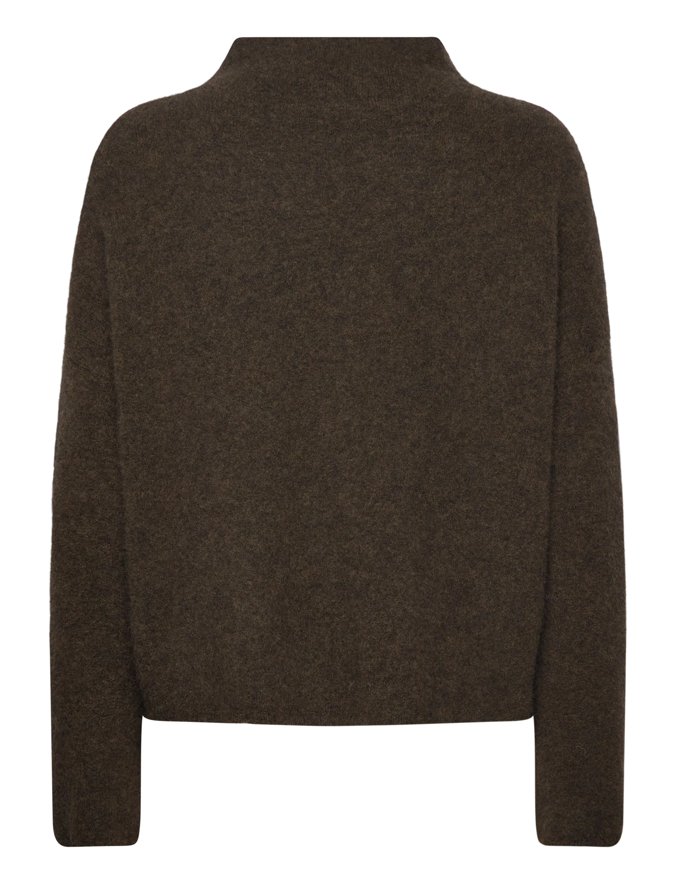 Filippa K - Mika Yak Funnelneck Sweater - gensere - dark khaki green - 1