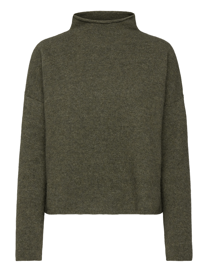 Filippa K - Mika Yak Funnelneck Sweater - trøjer - laurel green - 1