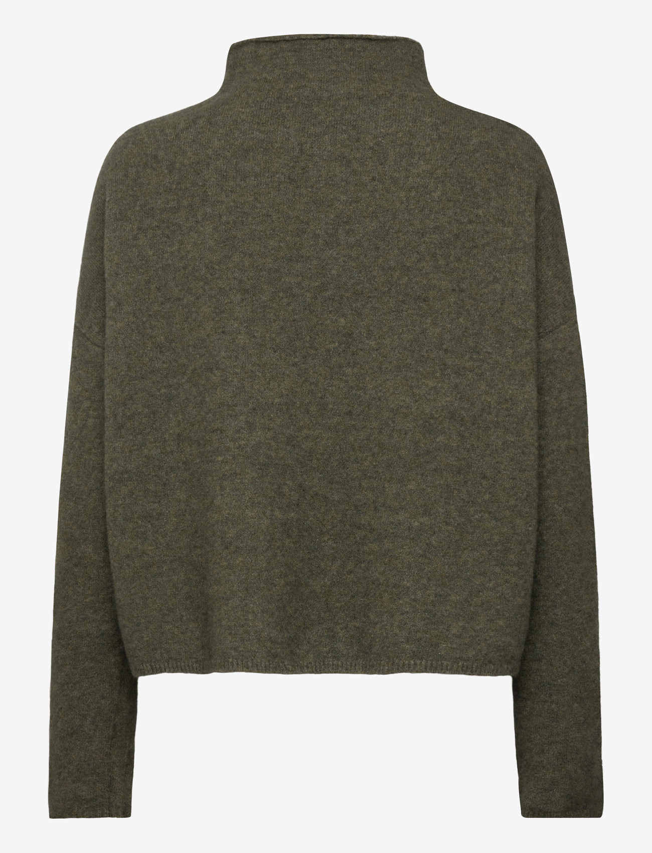 Filippa K - Mika Yak Funnelneck Sweater - tröjor - laurel green - 1