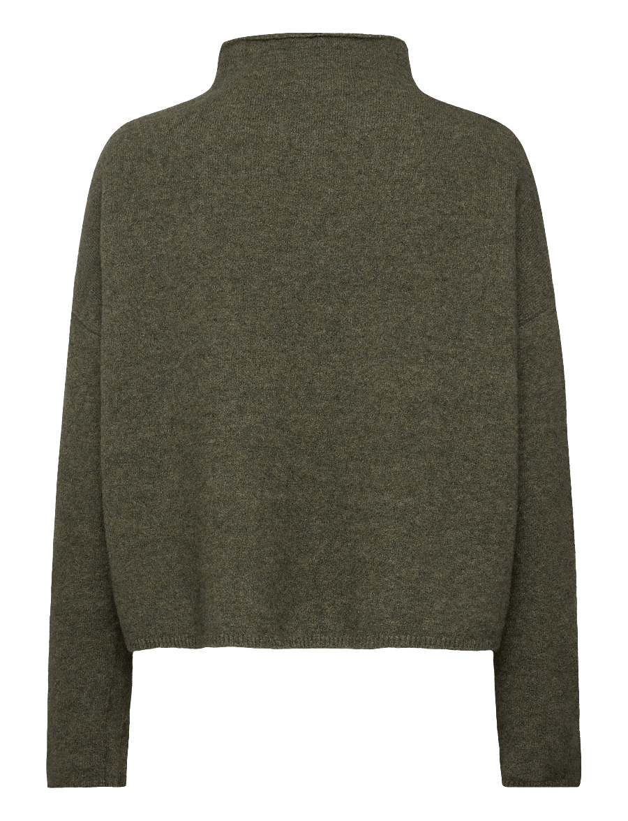Filippa K - Mika Yak Funnelneck Sweater - trøjer - laurel green - 2