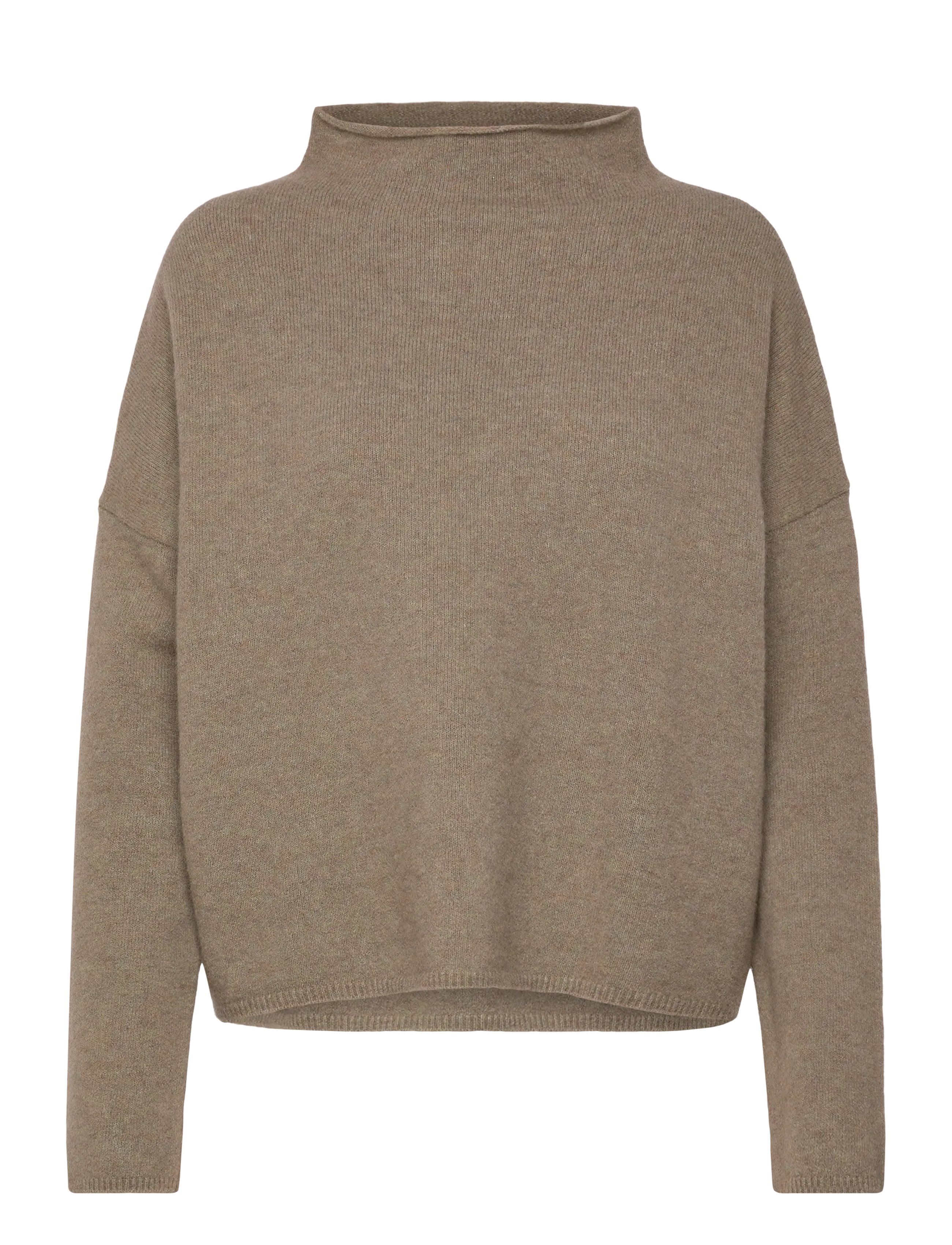 Mika Yak Funnelneck Sweater - LIGHT GREEN