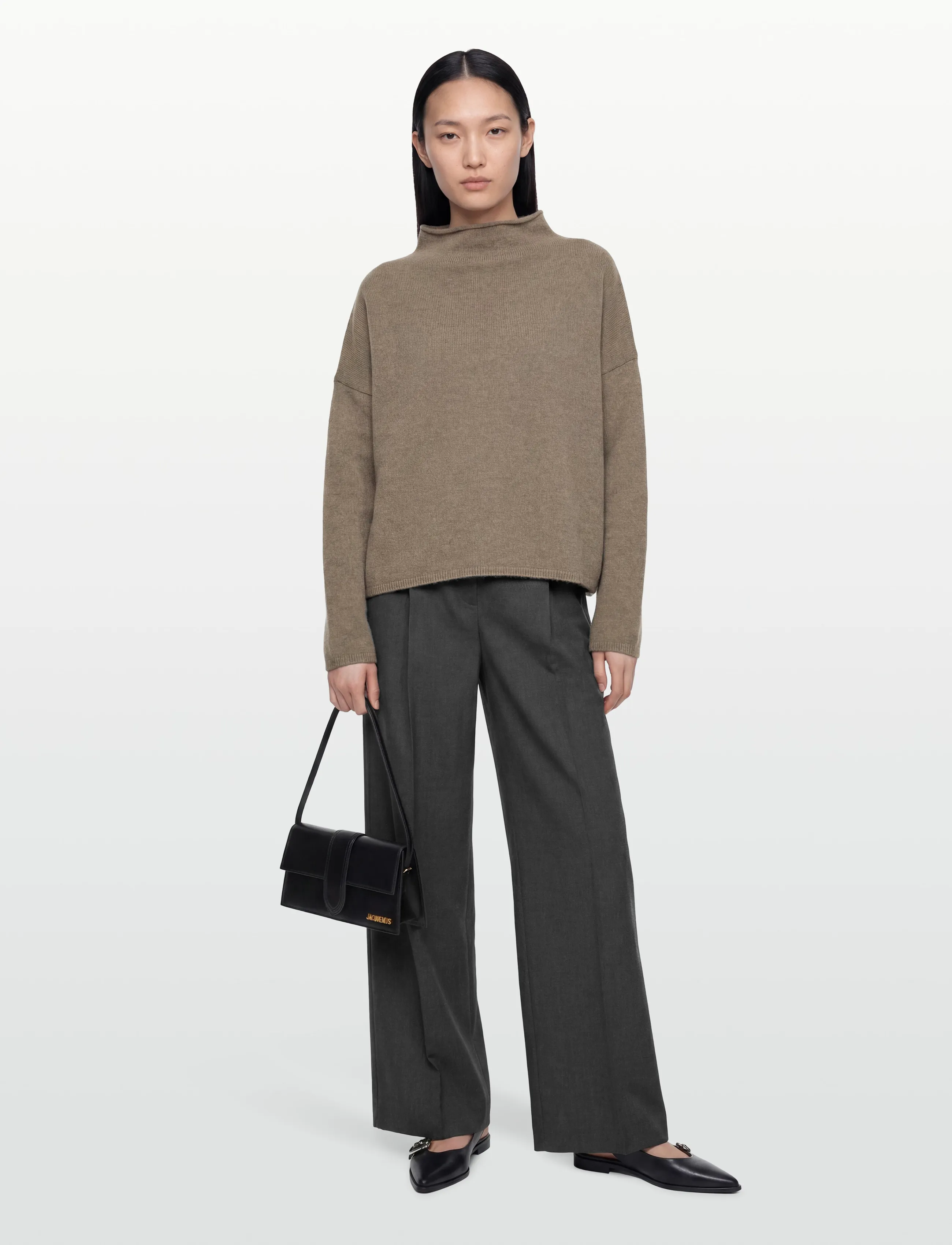Filippa K - Mika Yak Funnelneck Sweater - sweaters - light green - 0