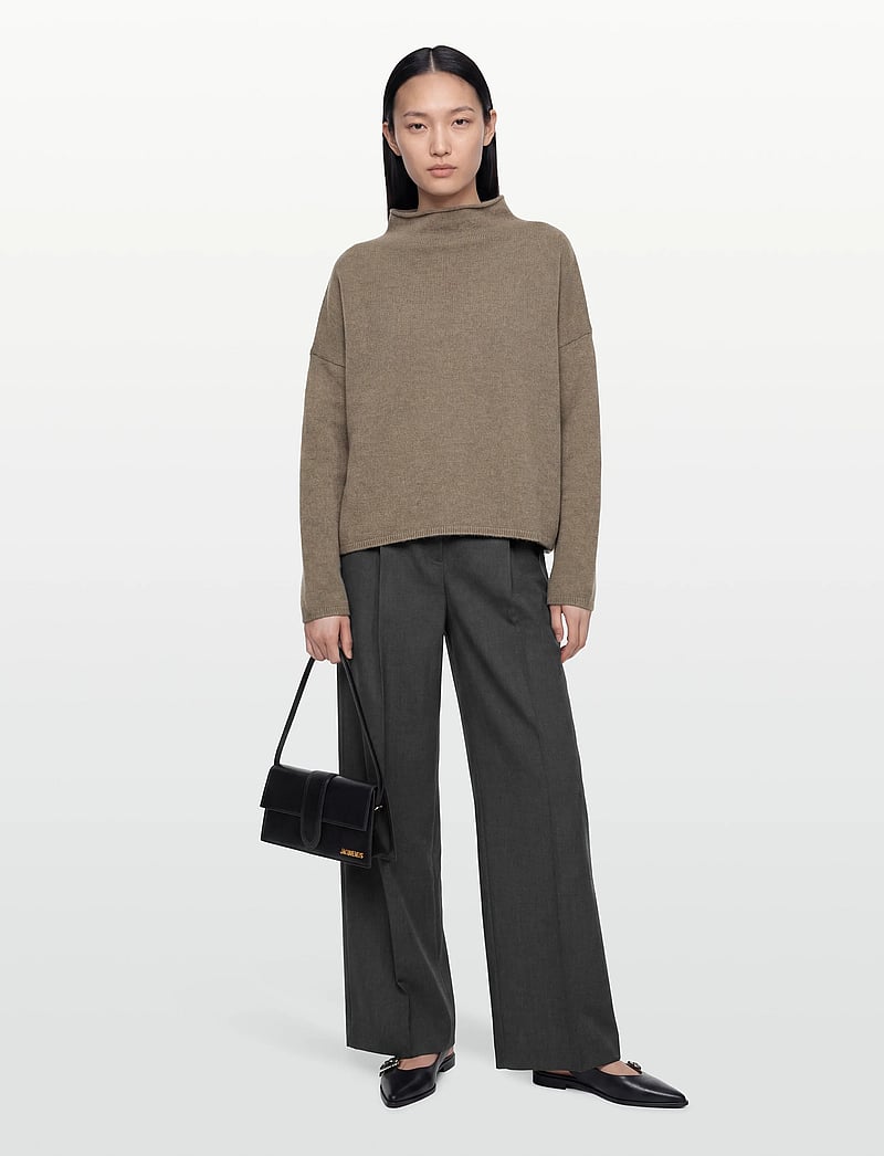 Filippa K - Mika Yak Funnelneck Sweater - trøjer - light green - 0