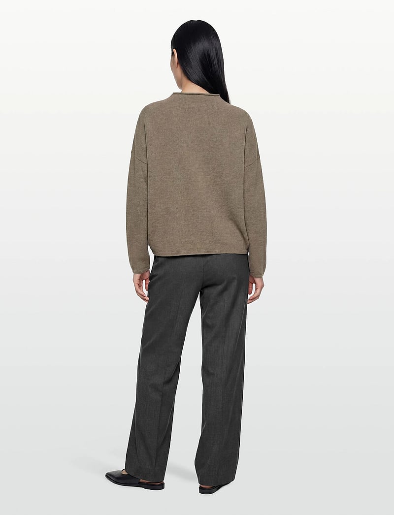 Filippa K - Mika Yak Funnelneck Sweater - trøjer - light green - 4
