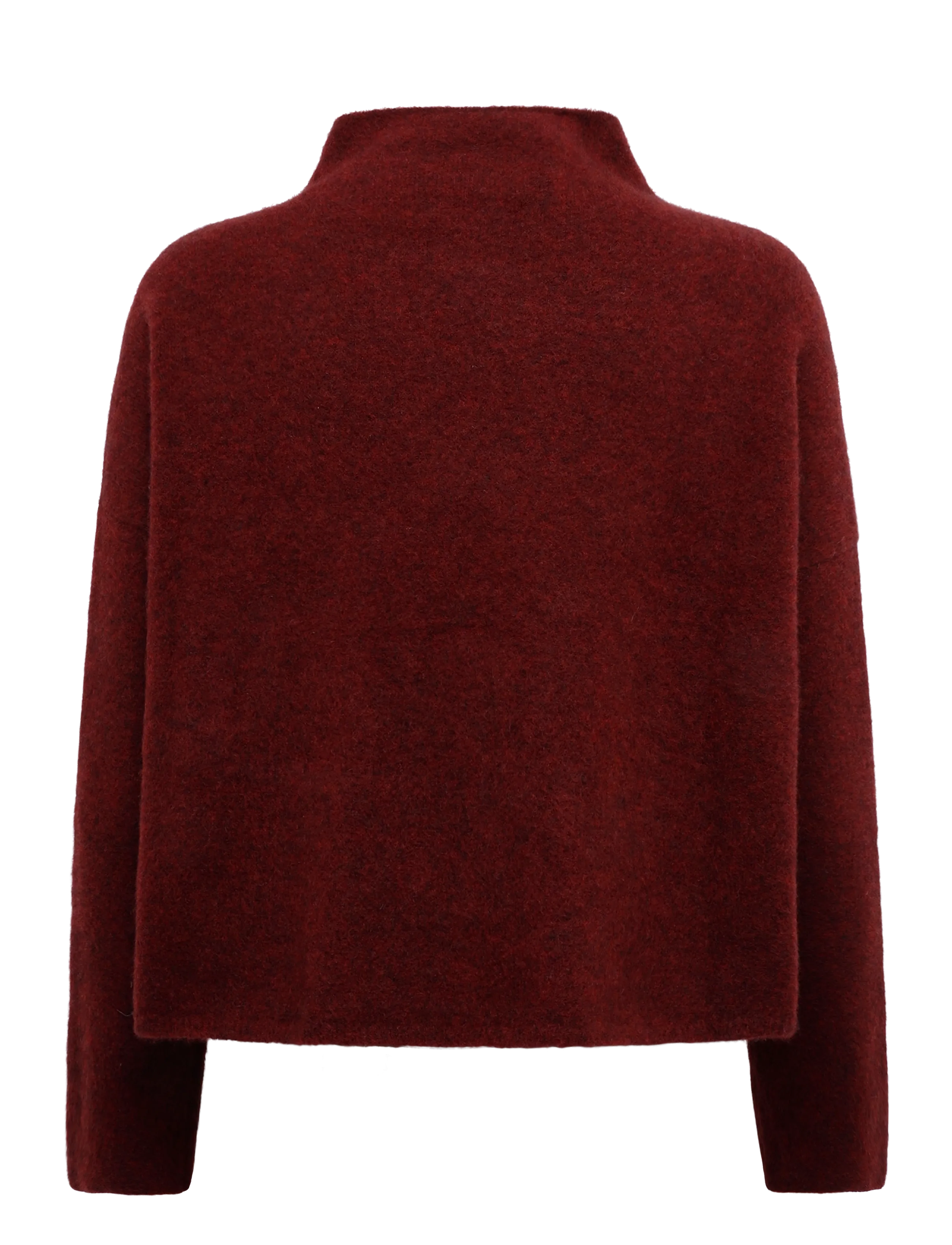 Filippa K - Mika Yak Funnelneck Sweater - pullover - mahogany red - 1
