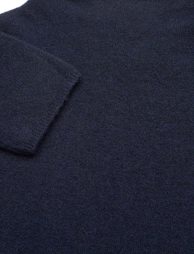 Filippa K - Mika Yak Funnelneck Sweater - tröjor - navy - 2