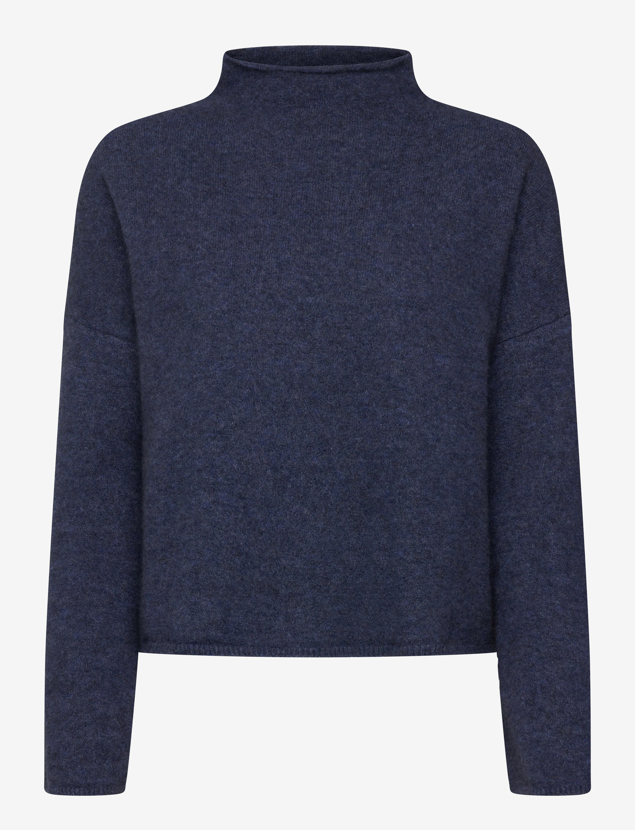 Filippa K - Mika Yak Funnelneck Sweater - trøjer - night teal - 0