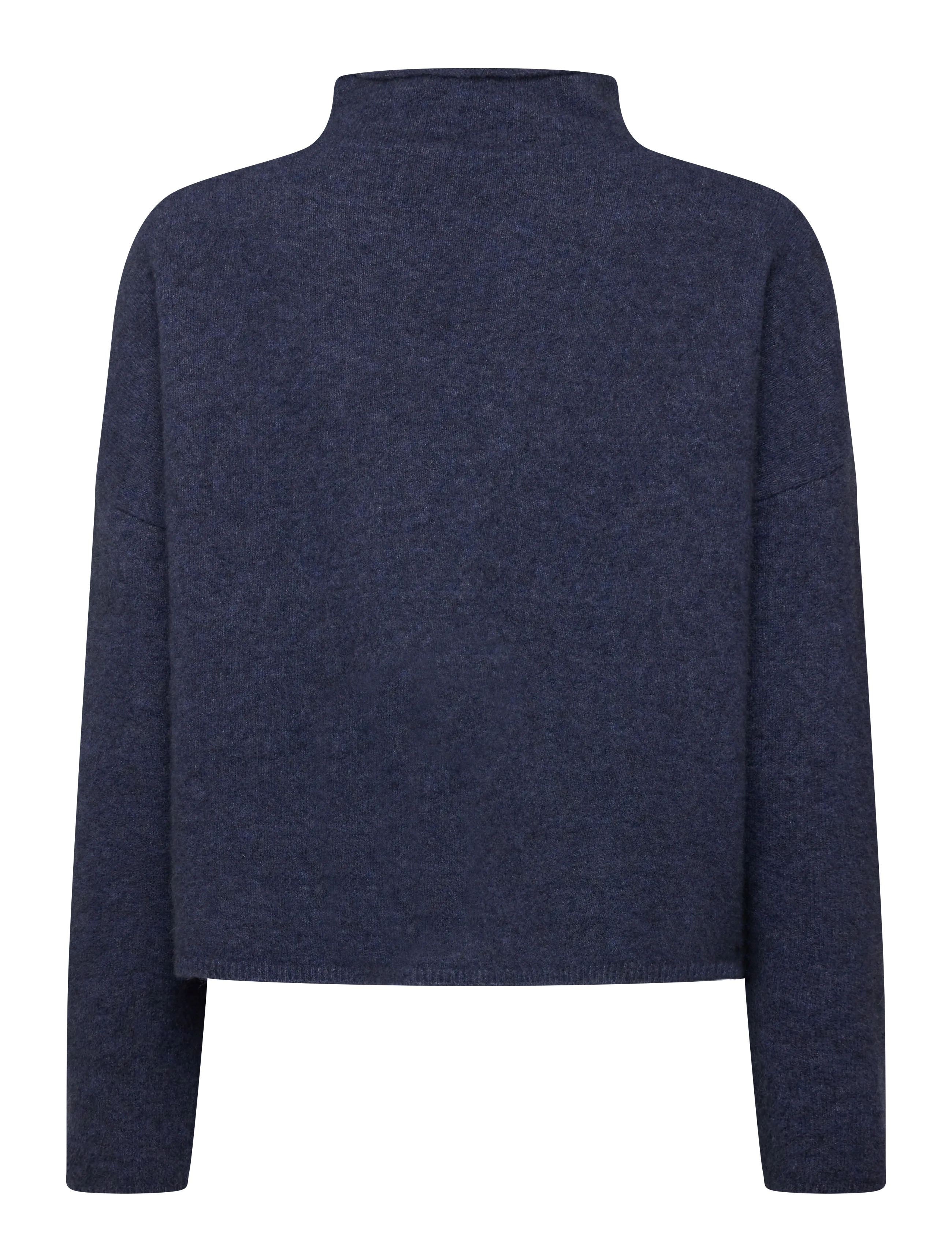 Filippa K - Mika Yak Funnelneck Sweater - peysur - night teal - 1