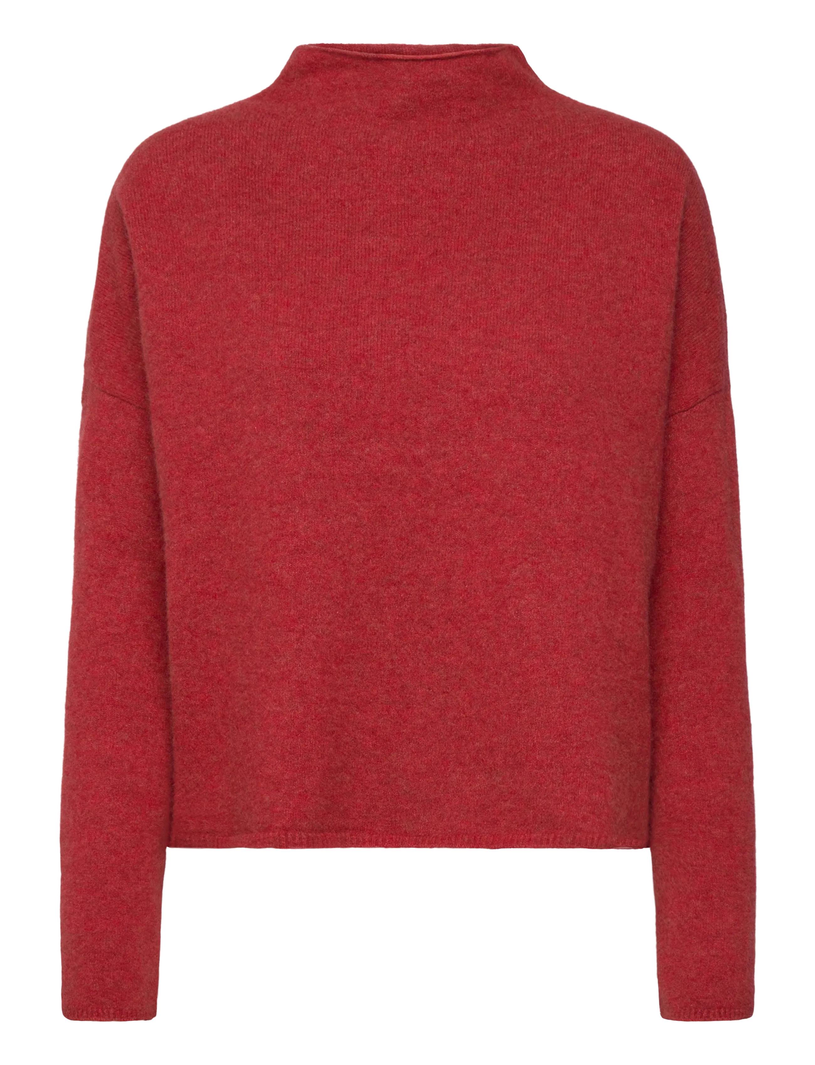 Filippa K Mika Yak Funnelneck Sweater - Striktrøjer - RED CURRANT / red
