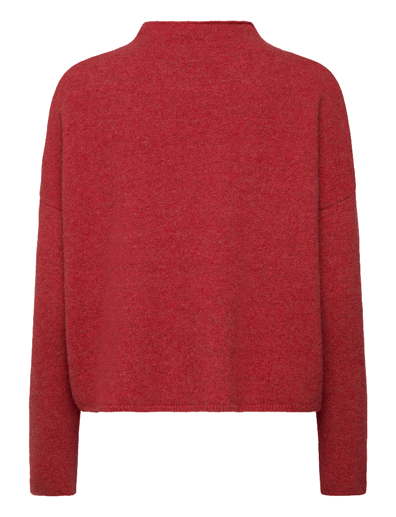 Filippa K - Mika Yak Funnelneck Sweater - pullover - red currant - 1