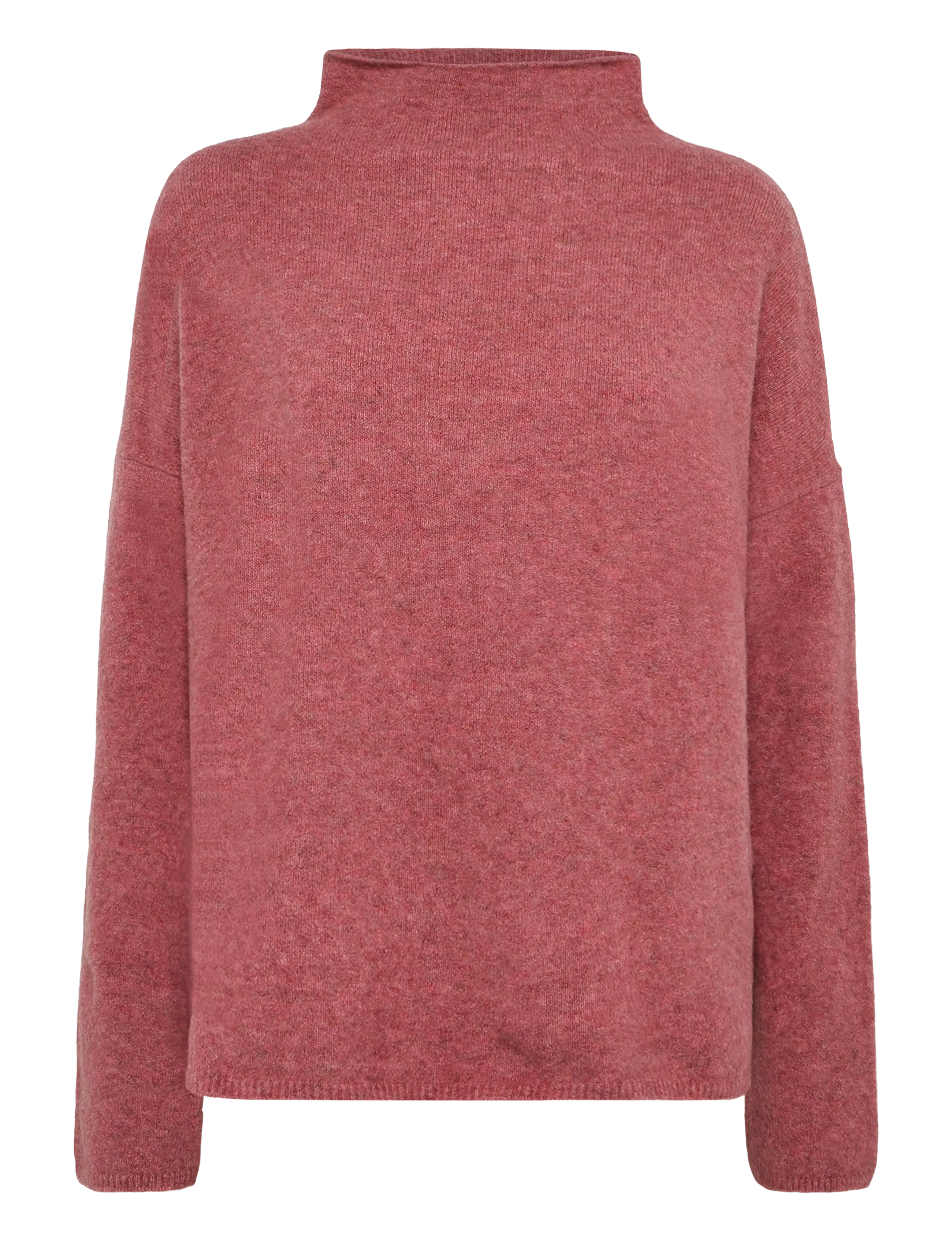 Filippa K Mika Yak Funnelneck Sweater - Swetry - SOFT RASPBERRY / pink/rose