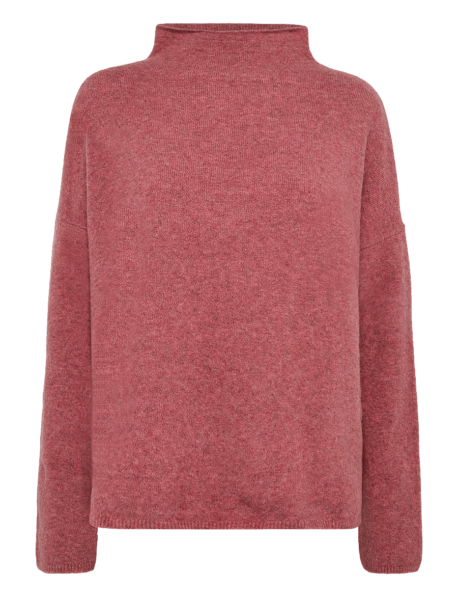 Filippa K - Mika Yak Funnelneck Sweater - pullover - soft raspberry - 0