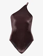 Asymmetric Swimsuit - PURPLE BRO