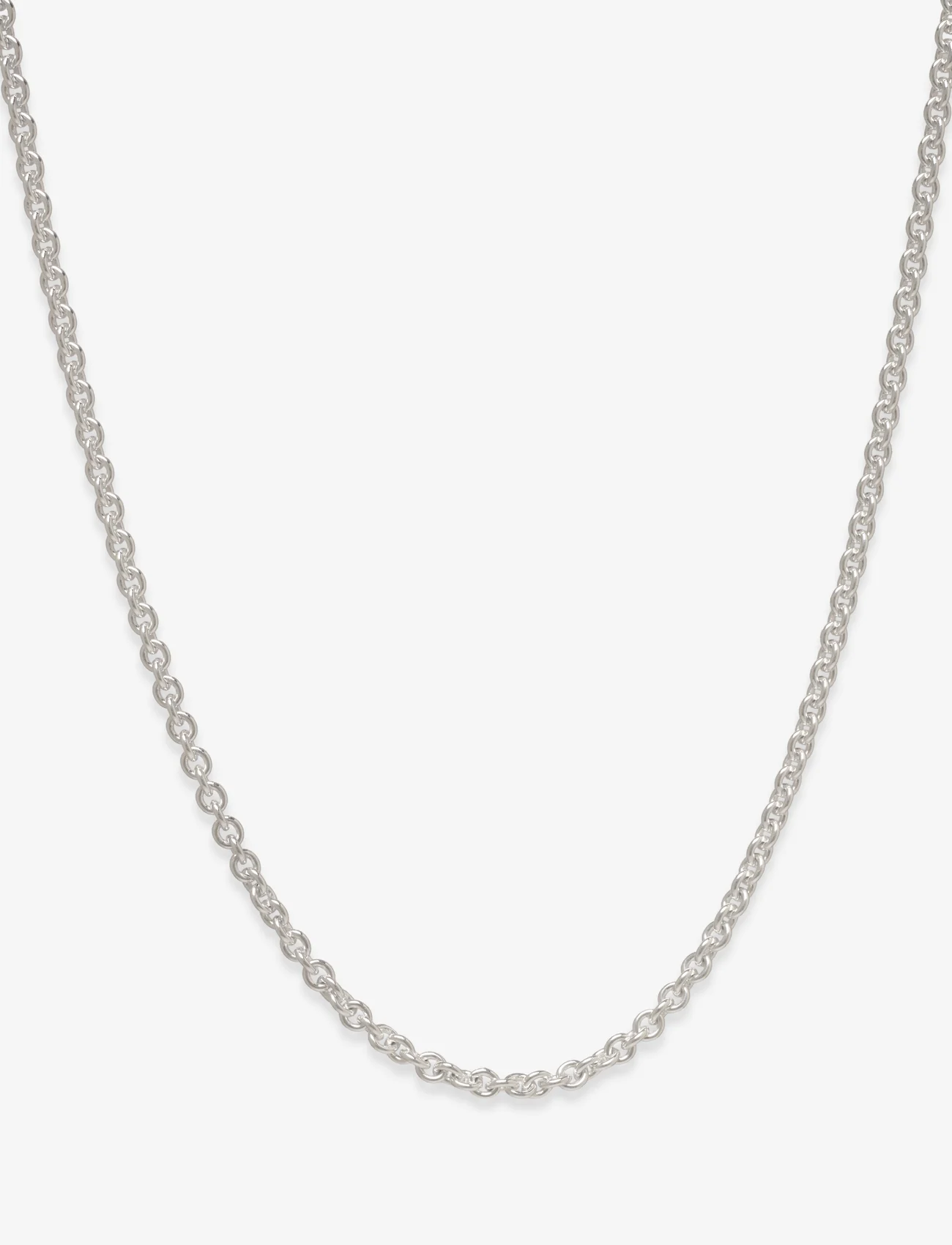 Filippa K - Long Anchor Necklace - halskedjor - silver met - 0