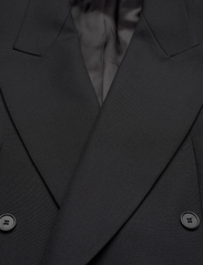 Filippa K - Boxy Wool Blazer - dobbeltradede blazere - black - 2