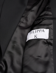 Filippa K - Boxy Wool Blazer - dvieiliai švarkai - black - 4