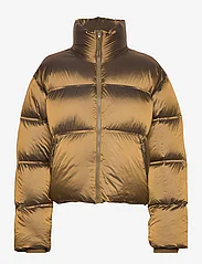 Filippa K - Cropped Puffer Jacket - winter jackets - bronze gre - 0