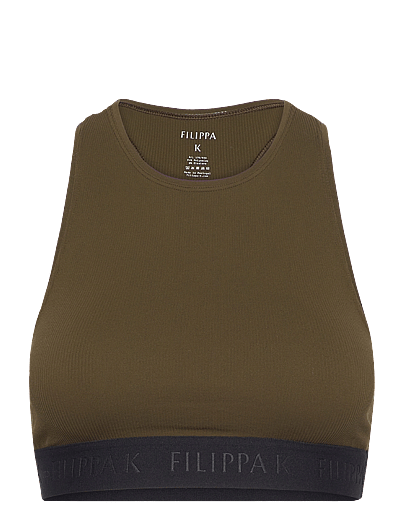 Filippa K Rib Bra Top - Filippa K - OLIVE GREE / khaki/green