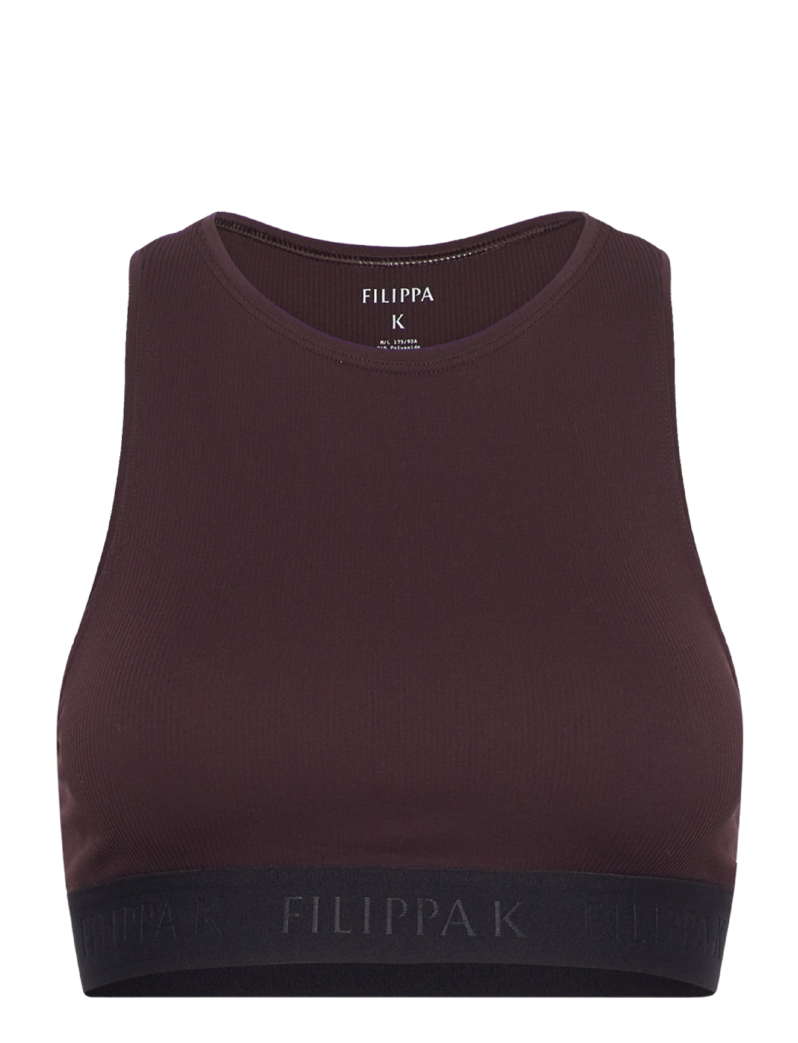 Filippa K Rib Bra Top - Filippa K - PURPLE BRO / brown