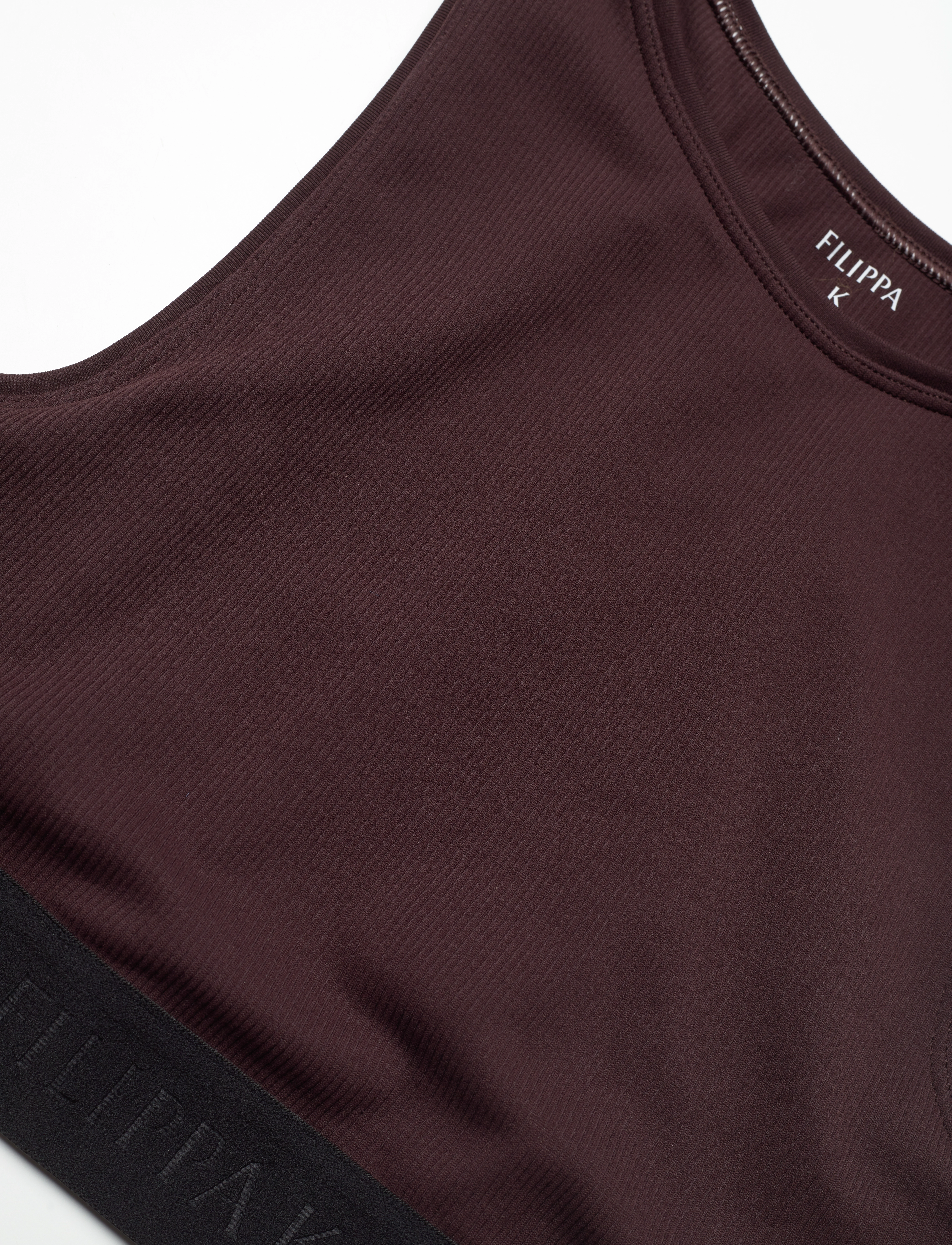 Filippa K - Rib Bra Top - kvinder - purple bro - 2