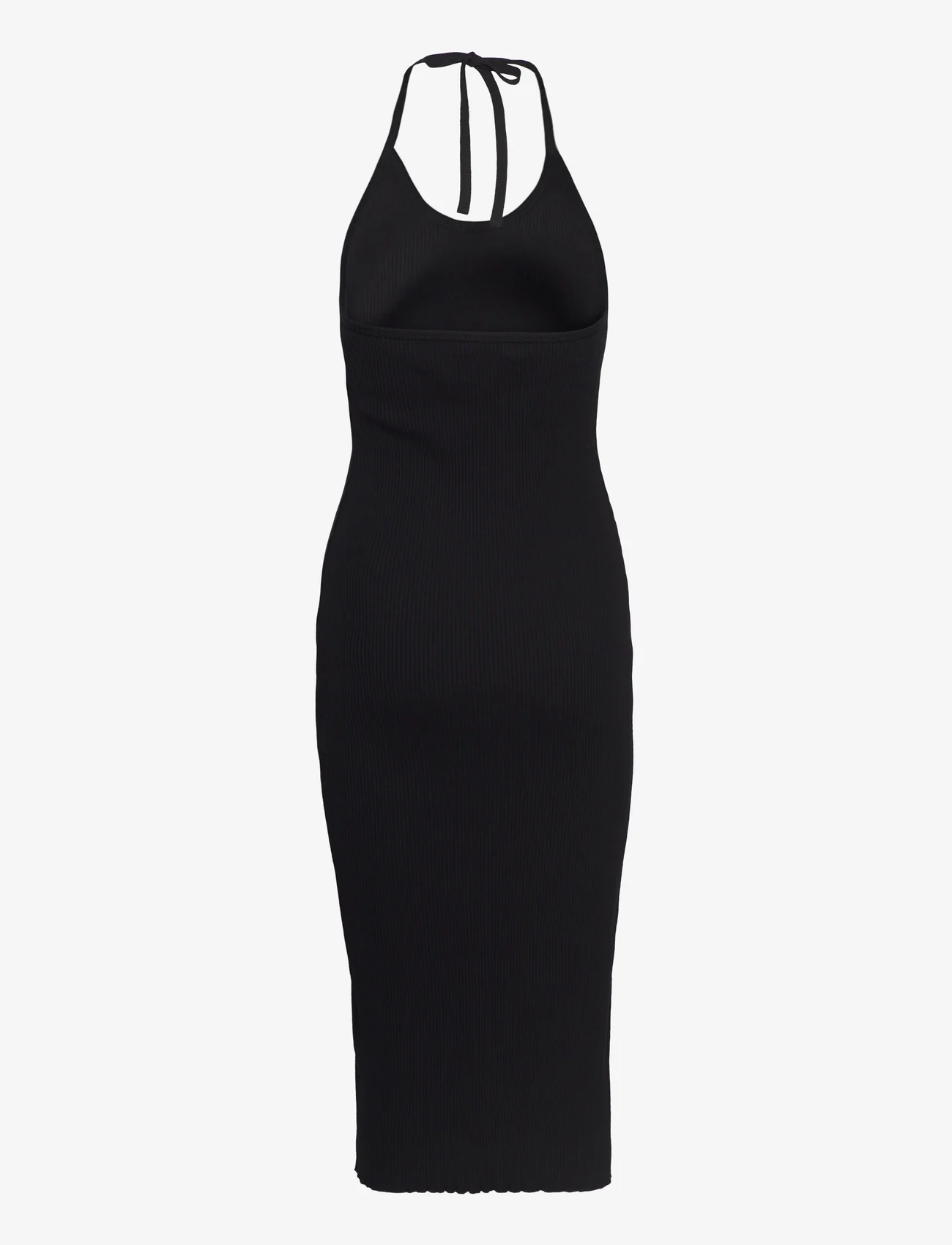 Filippa K - Rib Halter Dress - bodycon dresses - black - 1