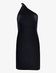 Filippa K - Asymmetric Velvet Dress - odzież imprezowa w cenach outletowych - black - 0