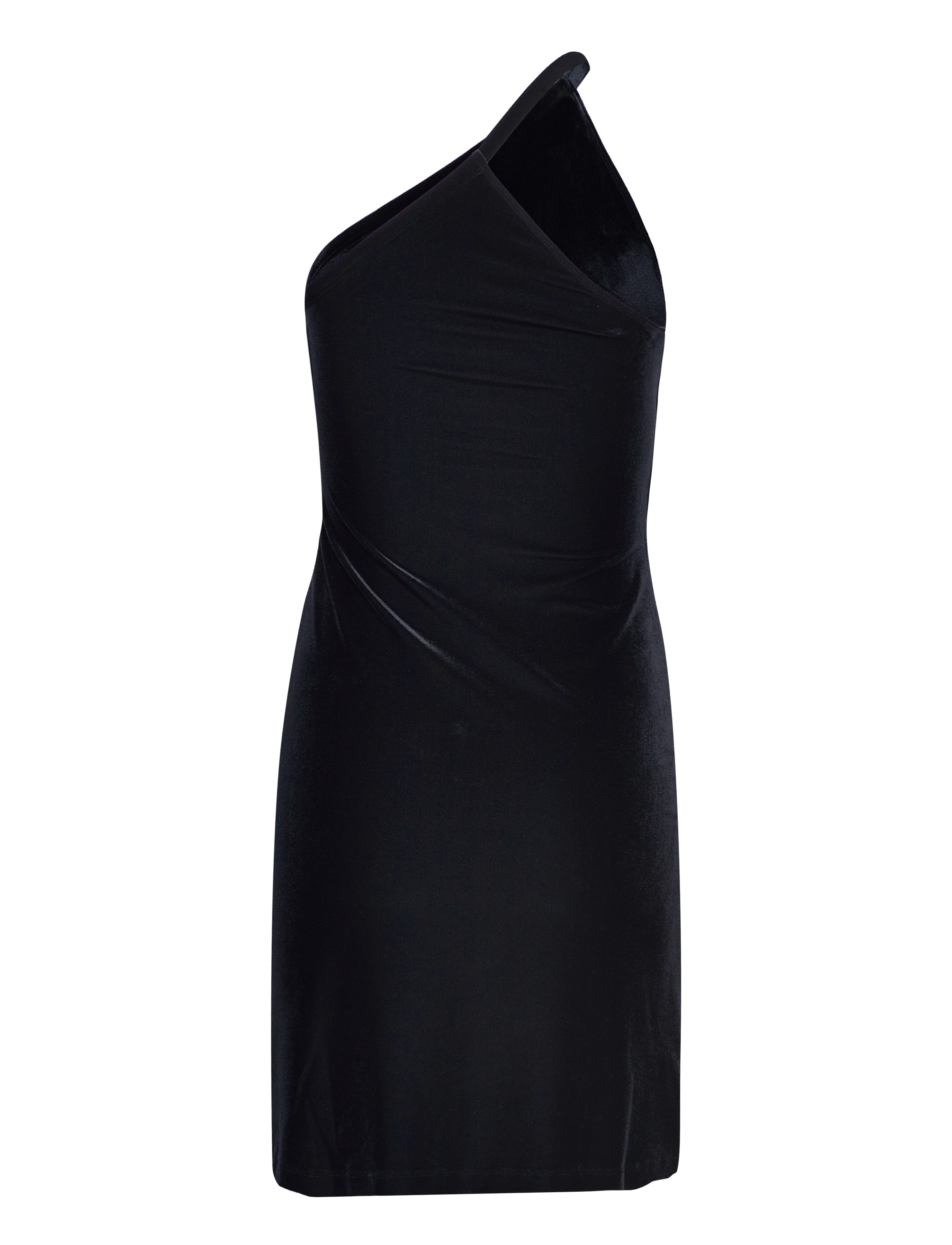Filippa K - Asymmetric Velvet Dress - black - 1