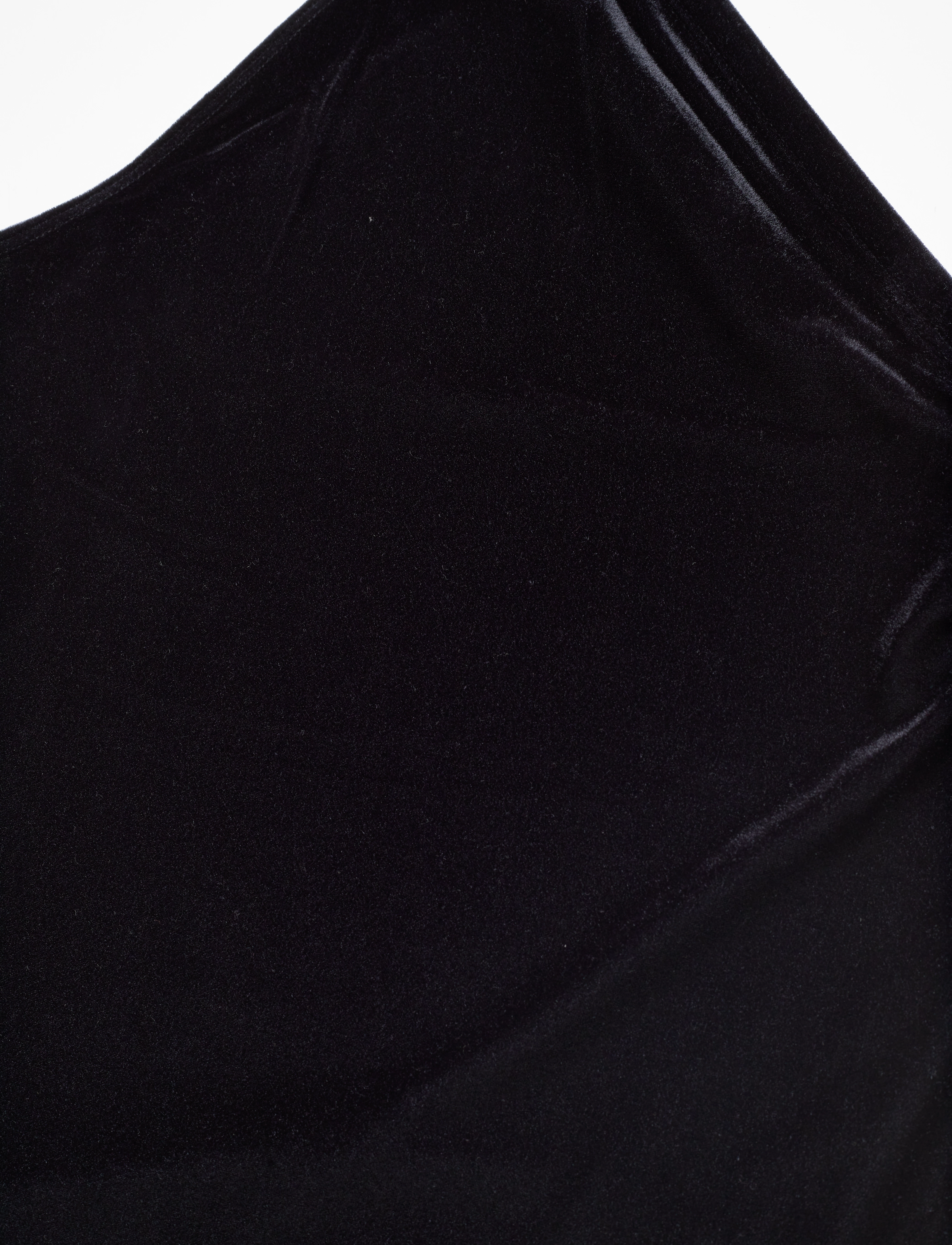 Filippa K - Asymmetric Velvet Dress - black - 2