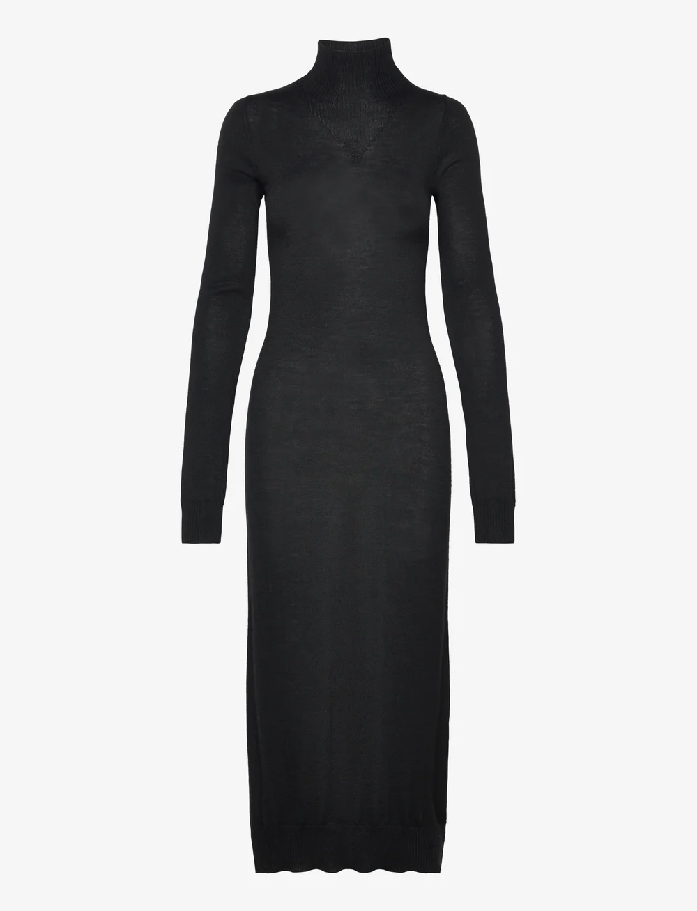 Black long sleeve turtleneck dress sales